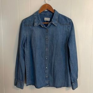Universal Thread Chambray Shirt- Large